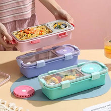 Load image into Gallery viewer, Two Grid Steel Lunch Box | Office Lunch Box
