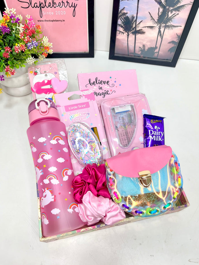 Goodies Mini Hamper Basket | Unicorn Hamper Basket | Cute Hamper