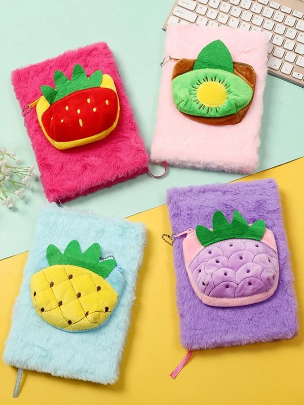 Furr Fruit Pouch Diary | Furr Diary with Fruit Pouch (1pc)