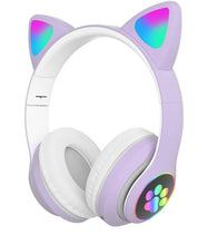 Load image into Gallery viewer, Cat Ear Headphones | Wireless Cat Headphones
