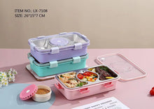 Load image into Gallery viewer, Sleek Bento Box | Full Meal Bento Lunch Box
