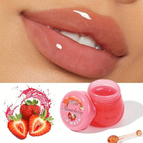 Strawberry Lip Mask | Strawberry Honey Pot Mask