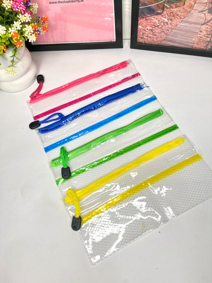 Clear stationery pouch (1pc) (clearance)