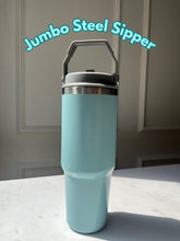 Load image into Gallery viewer, Pastel Jumbo Steel Sipper | Jumbo Flask | Customised Jumbo Flask
